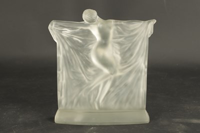 Lot 36 - AN R LALIQUE FRANCE CLEAR AND FROSTED GLASS ‘THAIS’ STATUETTE