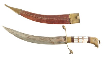 Lot 289 - AN EARLY 20TH CENTURY INDIAN NAVAL DIRK