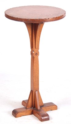 Lot 1361 - A LATE 19TH CENTURY OAK GOTHIC STYLE AESTHETIC STYLE OCCASIONAL TABLE