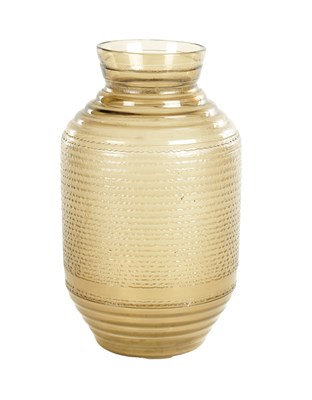 Lot 33 - A SIGNED DAUM NANCY FRENCH SMOKED ART GLASS VASE
