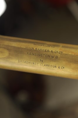 Lot 562 - A WORLD WAR I SPOTTER TELESCOPE ON WOOD TRIPOD BASE