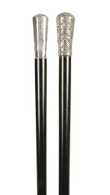 Lot 518 - TWO EARLY 20TH CENTURY GENTLEMANS EVENING CANES
