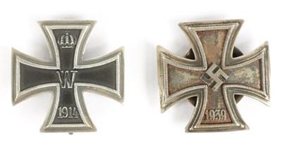 Lot 537 - A WW2 GERMAN FIRST CLASS 1939 SILVER IRON CROSS BY RUDOLF SOUVAL