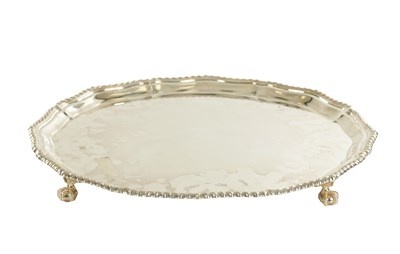 Lot 477 - AN ELIZABETH II SILVER SALVER OF LARGE SIZE