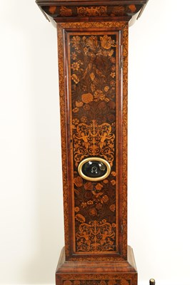 Lot 968 - JOHN MONCRIEF, LONDON. A LATE 17TH CENTURY MONTH DURATION WALNUT MARQUETRY LONGCASE CLOCK