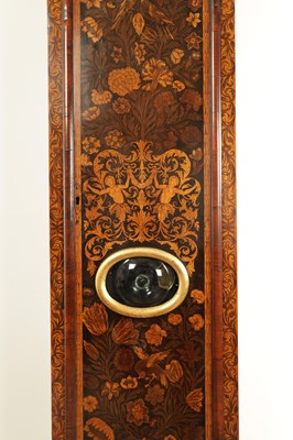 Lot 968 - JOHN MONCRIEF, LONDON. A LATE 17TH CENTURY MONTH DURATION WALNUT MARQUETRY LONGCASE CLOCK