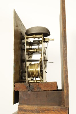 Lot 968 - JOHN MONCRIEF, LONDON. A LATE 17TH CENTURY MONTH DURATION WALNUT MARQUETRY LONGCASE CLOCK