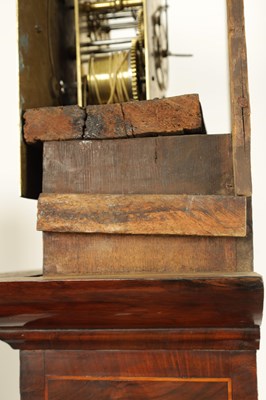Lot 968 - JOHN MONCRIEF, LONDON. A LATE 17TH CENTURY MONTH DURATION WALNUT MARQUETRY LONGCASE CLOCK
