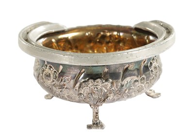 Lot 408 - A 19TH CENTURY .925 HALLMARKED SILVER SHALLOW BOWL OF HORSE RACING INTEREST