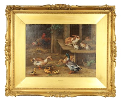 Lot 826 - EDGAR HUNT - OIL ON CANVAS