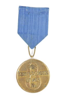 Lot 525 - A WW2 GERMAN THIRD REICH SS 8 YEARS LONG SERVICE MEDAL