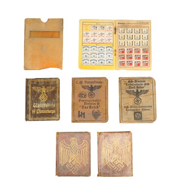 Lot 551 - A COLLECTION OF FIVE WW2 GERMAN IDENTIFICATION DOCUMENTS