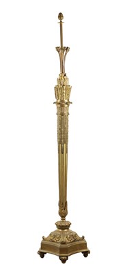 Lot 933 - A GOOD 19TH CENTURY ORMOLU FRENCH STANDARD LAMP