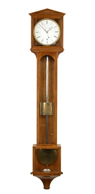 Lot 1019 - A.W. MAYER IN WIEN. A VIENNESE LATERNDLUHR STYLE THREE MONTH DURATION REGULATOR WALL CLOCK