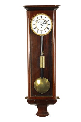 Lot 1152 - IGNAZ FELDMANN, IN WIEN. A 19TH CENTURY BIEDERMEIER VIENNA REGULATOR WALL CLOCK