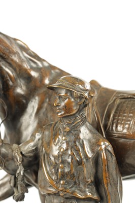 Lot 767 - PIERRE-JULES MENE (1810 - 1879) A FINE 19TH CENTURY ANIMALIER BRONZE SCULPTURE