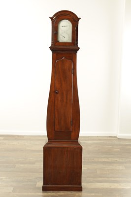 Lot 966 - A MID 18TH CENTURY JOURNEYMAN'S REGULATOR CLOCK OF SMALL PROPORTIONS