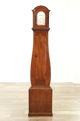 Lot 1512 - A MID 18TH CENTURY JOURNEYMAN'S REGULATOR CLOCK OF SMALL PROPORTIONS