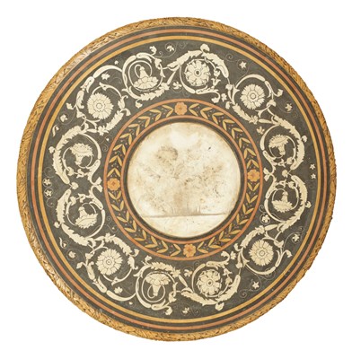 Lot 652 - AN EARLY 19TH CENTURY ITALIAN SCAGLIOLA TABLE TOP