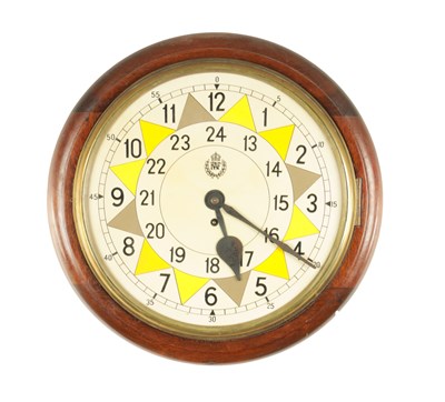Lot 1503 - A 1940's RAF STYLE SECTOR CLOCK BY STOCKALL, MARPLES & CO, LONDON