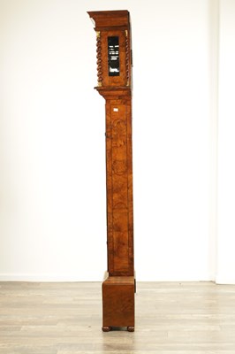 Lot 1066 - THOMAS WESTOBY LONDINI FECIT. A WILLIAM AND MARY PANELLED WALNUT AND SEAWEED MARQUETRY EIGHT-DAY LONGCASE CLOCK