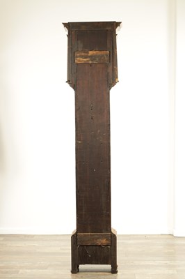 Lot 1066 - THOMAS WESTOBY LONDINI FECIT. A WILLIAM AND MARY PANELLED WALNUT AND SEAWEED MARQUETRY EIGHT-DAY LONGCASE CLOCK