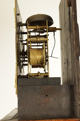 Lot 1066 - THOMAS WESTOBY LONDINI FECIT. A WILLIAM AND MARY PANELLED WALNUT AND SEAWEED MARQUETRY EIGHT-DAY LONGCASE CLOCK