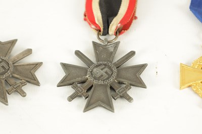 Lot 665 - A COLLECTION OF FIVE WWII GERMAN NAZI WWII MEDALS