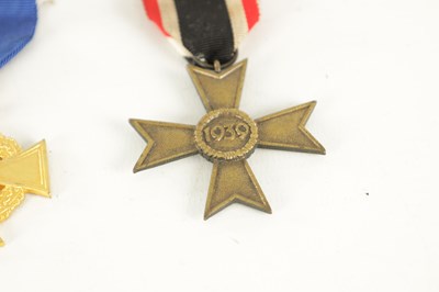 Lot 665 - A COLLECTION OF FIVE WWII GERMAN NAZI WWII MEDALS