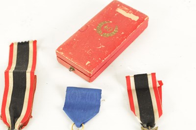 Lot 665 - A COLLECTION OF FIVE WWII GERMAN NAZI WWII MEDALS