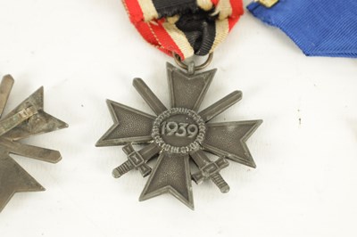 Lot 665 - A COLLECTION OF FIVE WWII GERMAN NAZI WWII MEDALS