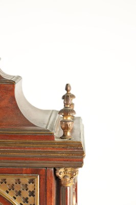 Lot 1164 - THOMAS WAGSTAFFE, LONDON. A RARE GEORGE III MUSICAL AUTOMATION BRACKET CLOCK