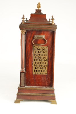 Lot 1164 - THOMAS WAGSTAFFE, LONDON. A RARE GEORGE III MUSICAL AUTOMATION BRACKET CLOCK