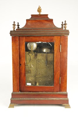 Lot 1164 - THOMAS WAGSTAFFE, LONDON. A RARE GEORGE III MUSICAL AUTOMATION BRACKET CLOCK