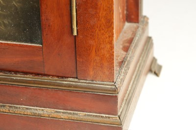 Lot 1164 - THOMAS WAGSTAFFE, LONDON. A RARE GEORGE III MUSICAL AUTOMATION BRACKET CLOCK