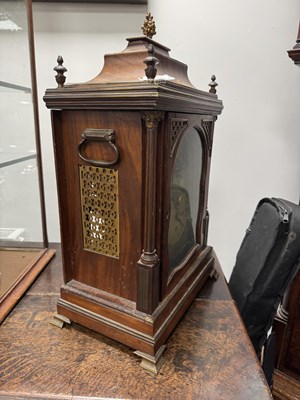 Lot 1164 - THOMAS WAGSTAFFE, LONDON. A RARE GEORGE III MUSICAL AUTOMATION BRACKET CLOCK