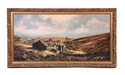 Lot 872 - JOHN CORCORAN BORN 1940 OIL ON CANVAS