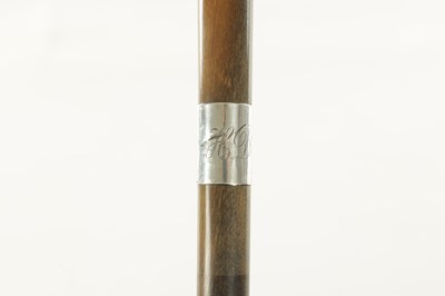 Lot 488 - A LATE 19TH CENTURY TAPERING HORN WALKING CANE OF SECTIONAL FORM