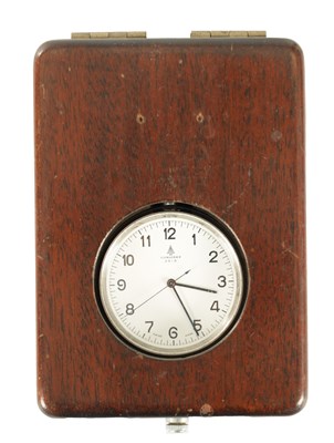 Lot 381 - A WW2 ROYAL NAVY LONGINES STEEL CASED DECK WATCH