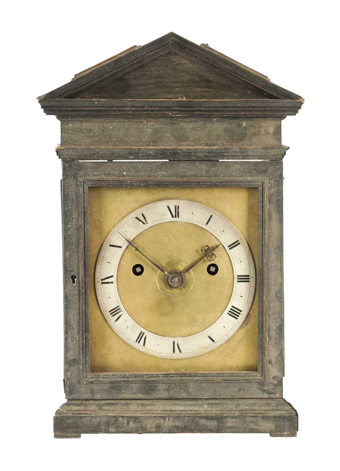 Lot 1119 - EDWARD EAST, LONDINI. A RARE MID 17TH CENTURY VERGE BRACKET CLOCK