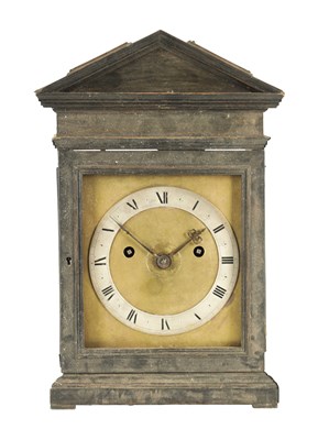 Lot 1119 - EDWARD EAST, LONDINI. A RARE MID 17TH CENTURY VERGE BRACKET CLOCK