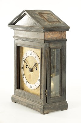 Lot 1119 - EDWARD EAST, LONDINI. A RARE MID 17TH CENTURY VERGE BRACKET CLOCK