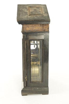 Lot 1119 - EDWARD EAST, LONDINI. A RARE MID 17TH CENTURY VERGE BRACKET CLOCK