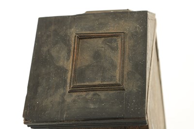 Lot 1119 - EDWARD EAST, LONDINI. A RARE MID 17TH CENTURY VERGE BRACKET CLOCK