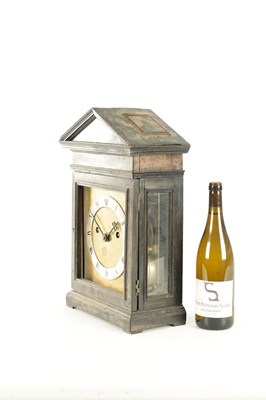 Lot 1119 - EDWARD EAST, LONDINI. A RARE MID 17TH CENTURY VERGE BRACKET CLOCK
