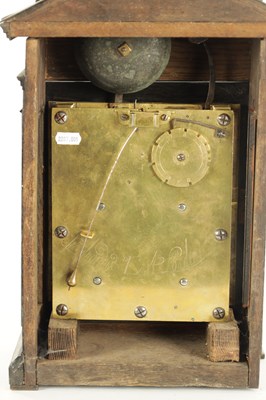 Lot 1119 - EDWARD EAST, LONDINI. A RARE MID 17TH CENTURY VERGE BRACKET CLOCK