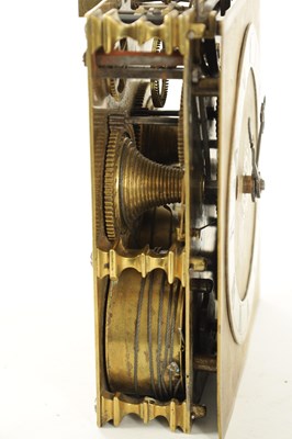 Lot 1119 - EDWARD EAST, LONDINI. A RARE MID 17TH CENTURY VERGE BRACKET CLOCK