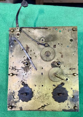 Lot 1119 - EDWARD EAST, LONDINI. A RARE MID 17TH CENTURY VERGE BRACKET CLOCK