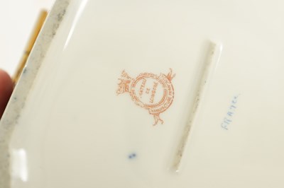 Lot 36 - A LATE 19TH CENTURY FRENCH SEVRES PORCELAIN AND GILT BRASS BOX