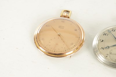 Lot 1401 - TWO ART DECO OPEN FACED POCKET WATCH